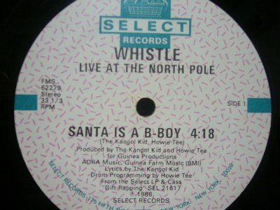 画像1: WHISTLE / SANTA IS A B-BOY 