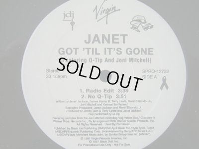 画像1: JANET feat. Q-TIP & JONI MITCHELL / GOT 'TIL IT'S GONE 