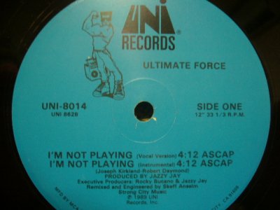 画像1: ULTIMATE FORCE / I'M NOT PLAYING 