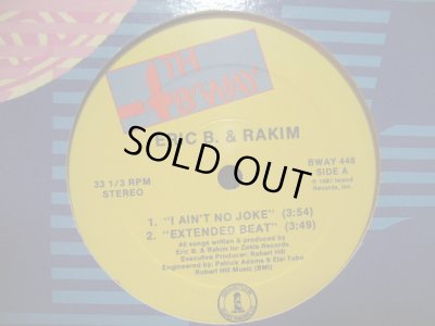 画像1: ERIC B. & RAKIM / I AIN'T NO JOKE