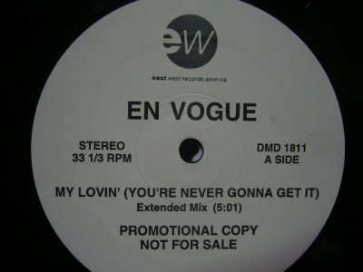 画像1: EN VOGUE / MY LOVIN' (YOU'RE NEVER GONNA GET IT)  (US-PROMO)