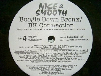 画像1: NICE & SMOOTH / BOOGIE DOWN BRONX