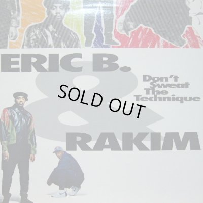 画像1: ERIC B. & RAKIM / DON'T SWEAT THE TECHNIQUE (US-LP)
