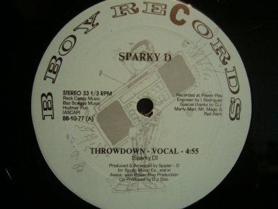 画像1: SPARKY D / THROWDOWN