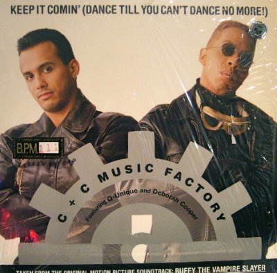 画像1: C&C MUSIC FACTORY / KEEP IT COMIN (DANCE TILL YOU CAN'T DANCE NO MORE)