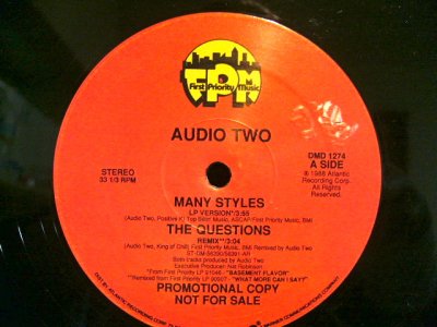 画像1: AUDIO TWO / MANY STYLES