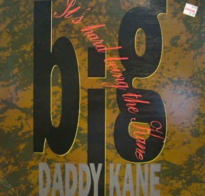 画像1: BIG DADDY KANE / IT'S HARD BEING KANE