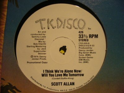 画像1: SCOTT ALLAN / I THINK WE'RE ALONE NOW