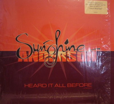 画像1: SUNSHINE ANDERSON / HEARD IT ALL BEFORE