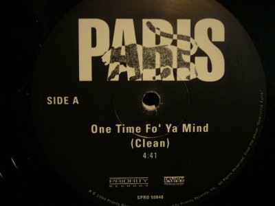 画像1: PARIS / ONE TIME FO' YA MIND