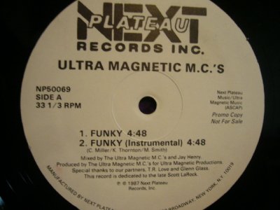 画像1: ULTRAMAGNETIC M.C.'S. / FUNKY