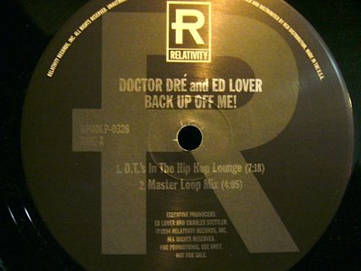 画像1: DOCTOR DRE and ED LOVER / BACK UP OFF ME! (REMIX)