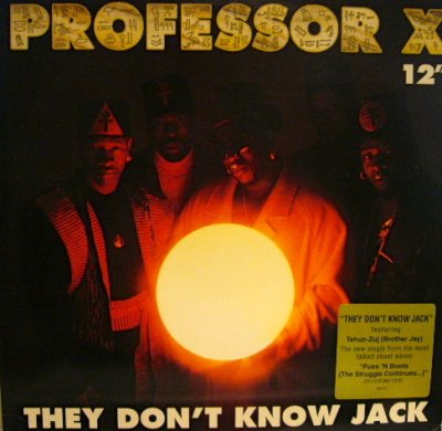 画像1: PROFESSOR X / THEY DON'T KNOW JACK