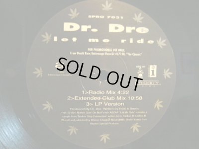 画像1: DR. DRE / LET ME RIDE