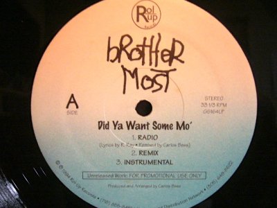 画像1: BROTHER MOST / DID YA WANT SOME MO'