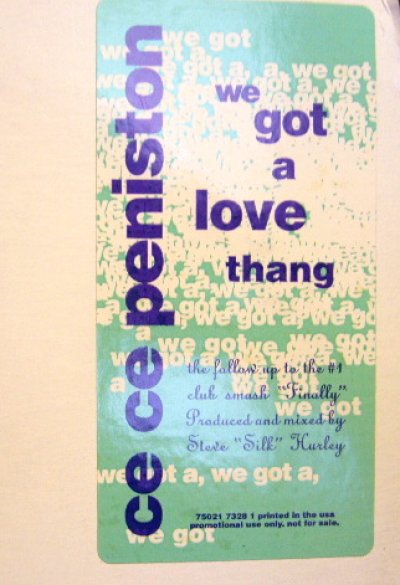 画像2: CE CE PENISTON / WE GOT A LOVE THANG (12"× 2）