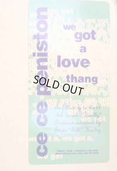 画像2: CE CE PENISTON / WE GOT A LOVE THANG (12"× 2）