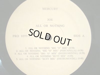 画像1: JOE / ALL OR NOTHING (PROMO)