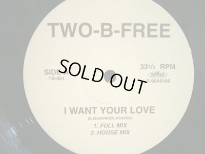 画像1: TWO-B-FREE / I WANT YOUR LOVE / I BELIEVE IN MIRACLES