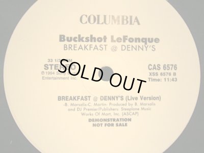 画像1: BUCKSHOT LEFONQUE / BREAKFAST @ DENNY'S (PROMO)