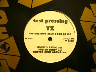 画像1: YZ / THE GHETTO'S BEEN GOOD TO ME (PROMO)