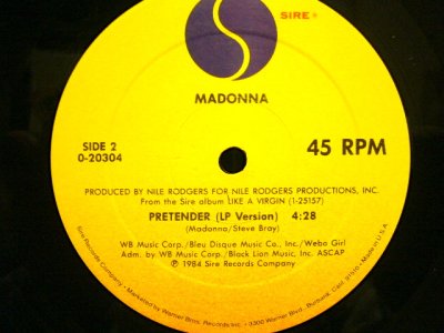 画像2: MADONNA / MATERIAL GIRL   (¥1000)