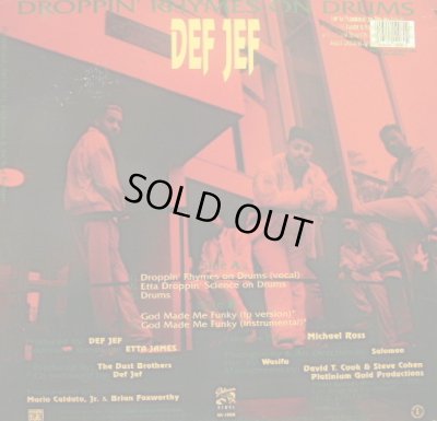 画像2: DEF JEF / DROPPIN' RHYMES ON DRUMS