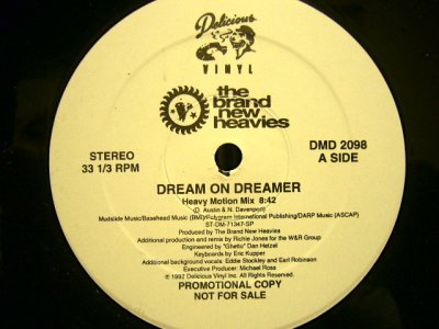 画像2: THE BRAND NEW HEAVIES / DREAM ON DREAMER  (HEAVY MOTION MIX)