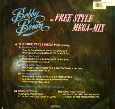 画像2: BOBBY BROWN / THE FREE STYLE MEGA-MIX