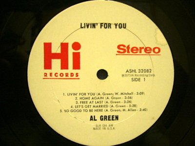 画像3: AL GREEN / LIVIN’ FOR YOU