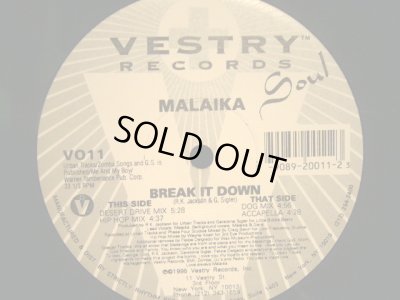 画像1: MALAIKA / BREAK IT DOWN