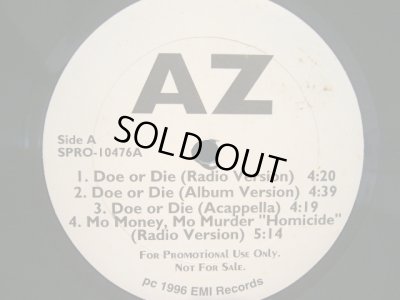 画像1: AZ ‎/ DOE OR DIE (PROMO)