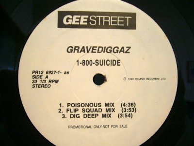 画像2: GRAVEDIGGAZ / 1-800-SUICIDE REMIX / MOMMY, WHAT'S A GRAVEDIGGAZ? (REMIX)