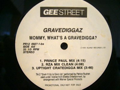 画像3: GRAVEDIGGAZ / 1-800-SUICIDE REMIX / MOMMY, WHAT'S A GRAVEDIGGAZ? (REMIX)