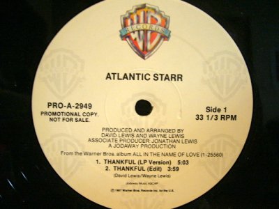 画像1: ATLANTIC STARR / THANKFUL