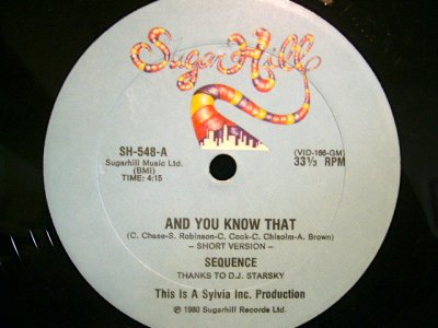 画像1: THE SEQUENCE / AND YOU KNOW THAT