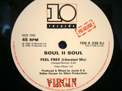 画像1: SOUL II SOUL / FEEL FREE (Liberated Mix)