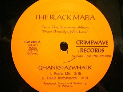 画像1: THE BLACK MAFIA / GHANKSTAZWHALK