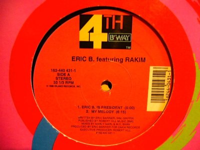 画像1: ERIC B. & RAKIM / ERIC B. IS PRESIDENT   (¥1000)