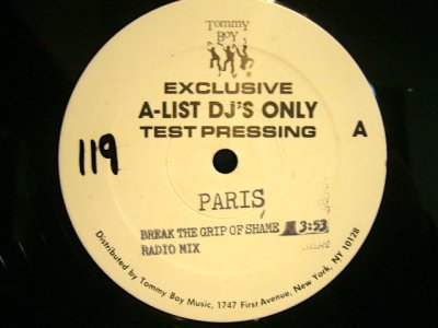 画像1: PARIS / BREAK THE GRIP OF SHAME (TESTPRESS)