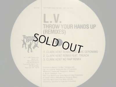 画像1: L.V. / THROW YOUR HANDS UP (REMIXES)