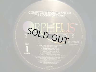 画像3: COMPTON’S MOST WANTED (CMW) / IT’S A COMPTON THANG (LP)