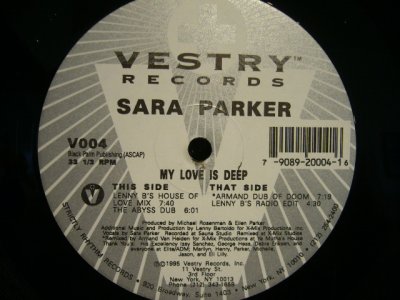 画像1: SARA PARKER / MY LOVE IS DEEP