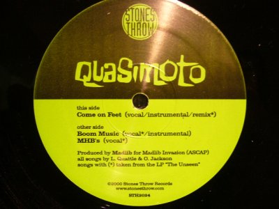 画像1: QUASIMOTO / COME ON FEET