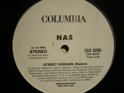 画像2: NAS / STREET DREAMS feat. R. KELLY (REMIX)