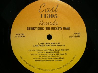 画像1: STINKY DINK (THE RICKETY RAW) / ONE TRACK MIND