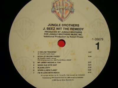 画像2: JUNGLE BROTHERS / J. BEEZ WIT THE REMEDY (LP)