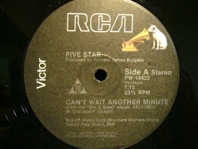 画像1: FIVE STAR / CAN’T WAIT ANOTHER MINUTE