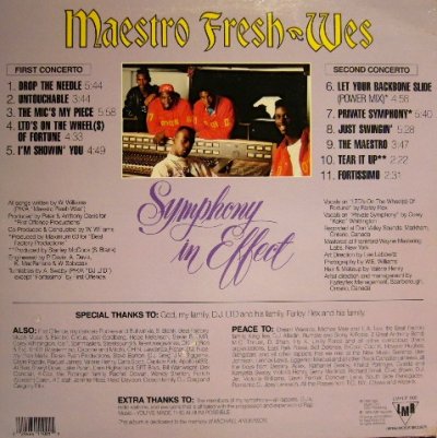 画像2: MAESTRO FRESH-WES / SYMPHONY IN EFFECT (US-LP)