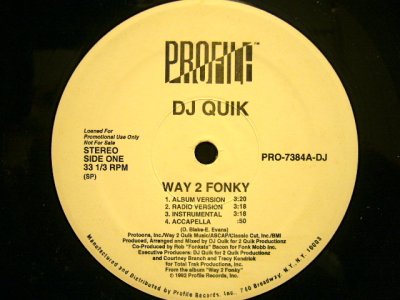 画像1: DJ QUIK / WAY 2 FONKY   (¥500)